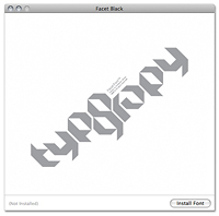Thumbnail image for Free Font: Facet