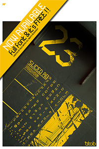 Thumbnail image for Free Font: Sliced AB