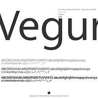 Thumbnail image for Free Font: Vegur