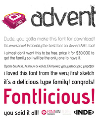 Thumbnail image for Free Font: advent pro