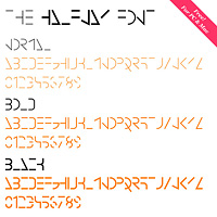 Thumbnail image for Free Font: Halfway Font
