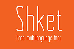 Thumbnail image for Free Font: Shket