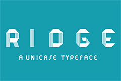 Thumbnail image for Free Font: RIDGE