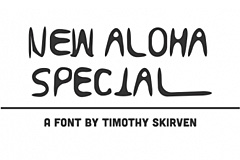 Thumbnail image for Free Font: New Aloha Special