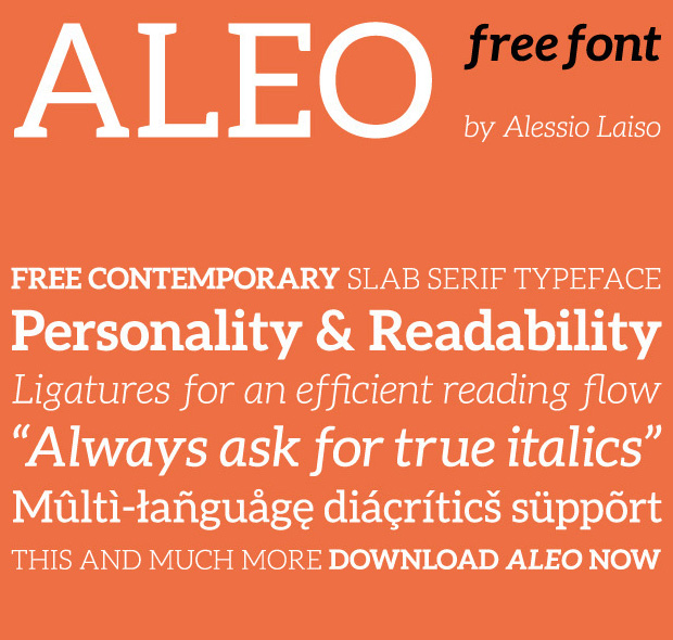 aleo font free download mac