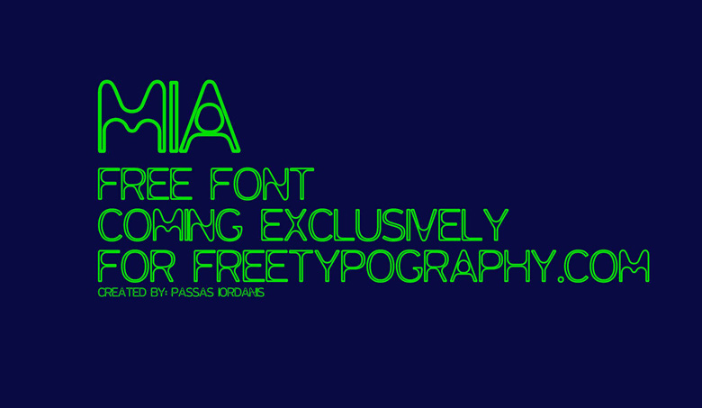 MIA-free-font
