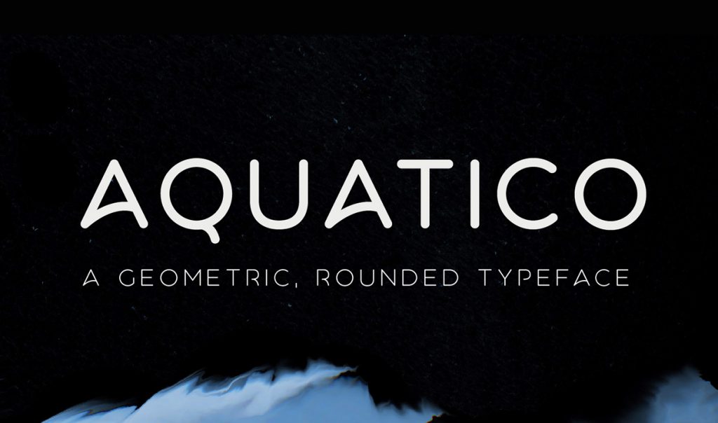 aquatico regular font