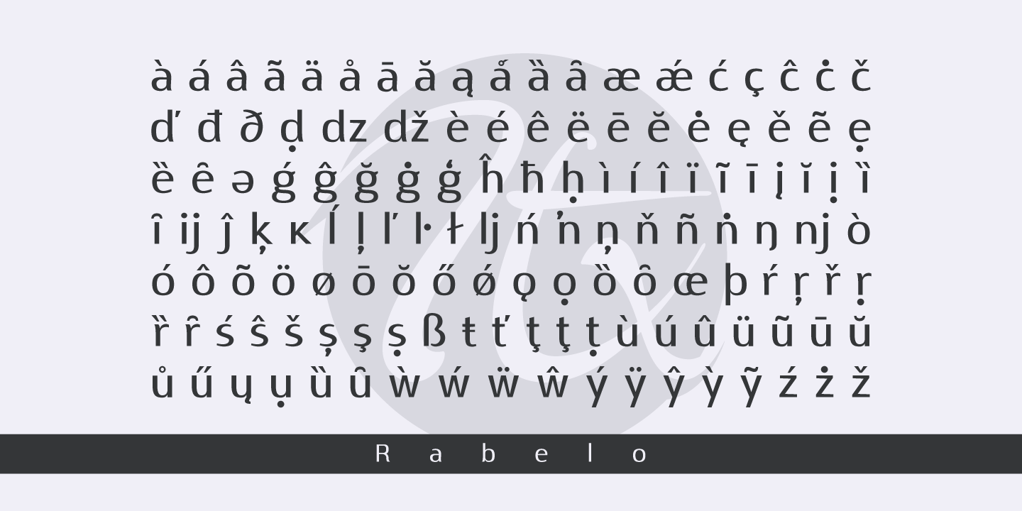 Free Font Rabelo Freetypography