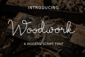 Free Font: Woodwork › FreeTypography